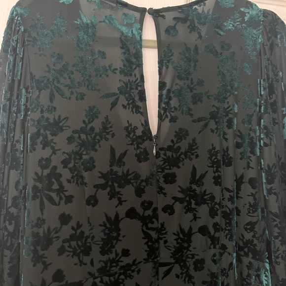 NWT Calvin Klein Emerald green wrap dress - Picture 5 of 7